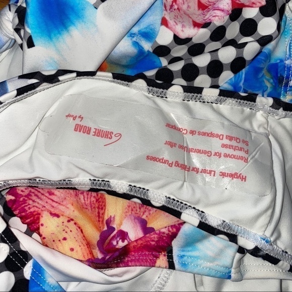 6 Shore Road Floral Tie Front Swimsuit Small - Picture 6 of 6